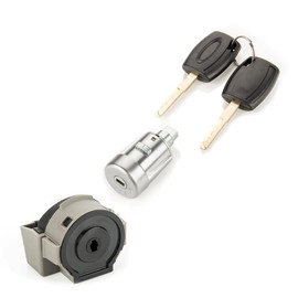 LST Ignition Lock Cylinder Ignition Switch Key Compatible with Ford Focus II C-Max Cabrio