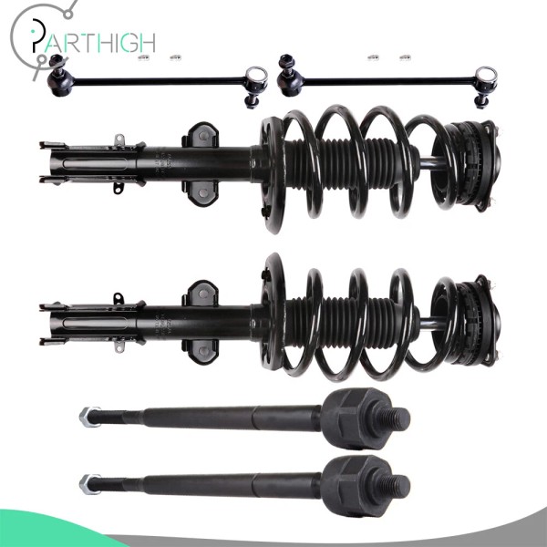 parthigh Front Complete Struts Tie Rods Sway Bar Links For