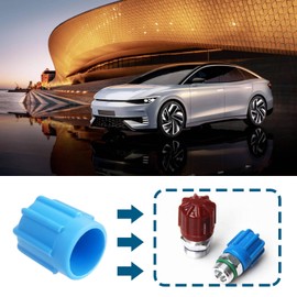 VGOL Pack of 6 R134a Car AC Air Conditioning Cap High/Low Pressure Air Conditioning Valve Cover Suitable for M8 M9 M10 Valve