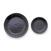 Mino Ware Black Dish (6.3 inch (16 cm) Plate, Set