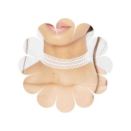 TseenYi Fashion Necklace Lace Choker Necklace Short Adjustable Clavicle Chain for Women and Girls, Metal