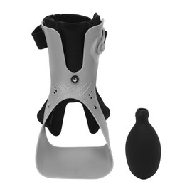 Foot Drop Brace Adjustable Rotary Buckle Soft Posture Correct Ankle Foot Orthosis for Hemiplegia Left Foot XL