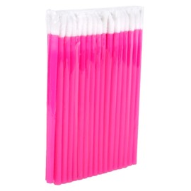 P-Beauty Cosmetic Accessories Microfibre Lip Brush Suitable for Eyelash Extension, Disposable Lip Brush, Cosmetic Lip Brush, Lint-Free Brush, Lipbrush, Pink, 50-500 Pieces (500)