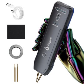 Awgem Battery Spot Welder, Handheld Mini Portable Spot Welder 11 Gear Adjustable, Automatic and Manual Modes Battery Welder for 18650 Battery, Welding Nickel Sheets, Iron, Stainless Steel