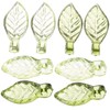 Tofficu 5sets Leaf Charm Pendants Acrylic Charms for Jewelry Making