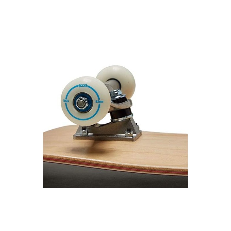 [CCS] Logo Skateboard Complete Natural Wood 8.25"