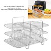 Fryer Rack 3 Layer Design Grill Rack Stainless Steel Dehydrator