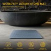 Stone Bath Mat with Scientific Design | 100% Diatomaceous Earth