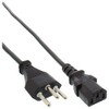 InLine 16653R Power Cable Switzerland to IEC Plug C13, 3