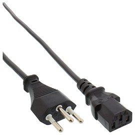 InLine 16653R Power Cable Switzerland to IEC Plug C13, 3 m