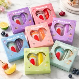 Balsamo Para Labios Hidratante Vaselina  Exfoliante 6 Duos                                                                                            