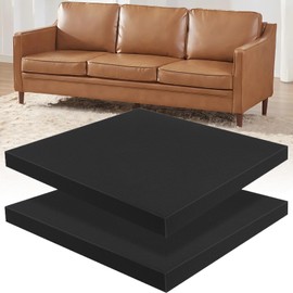 HZCGJMY 22''x22'' Couch Cushion Support for Sagging Cushions, Sofa Cushion Support to Repair Sagging Seats, Lift Saggy Seats, Extend Couch's Life, Black 2PCS
