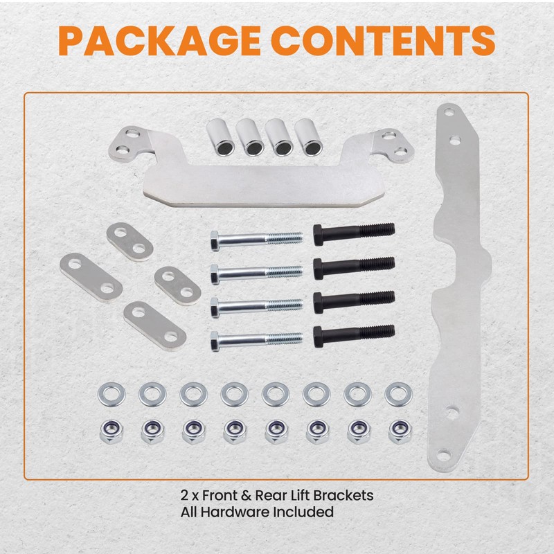 maXpeedingrods 2-4" Lift Kit for Yamaha Kodiak 700/700 SE/EPS 2016-2022,