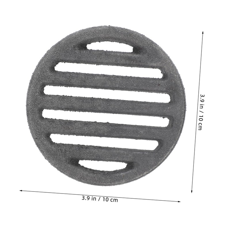 ULTECHNOVO Round Fireplace Grate for Indoor and Outdoor Use Fireproof