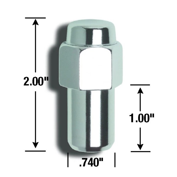 Gorilla Lug Nut 75147B Duplex Mag; 14 Millimeter X 1.5
