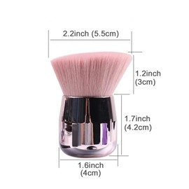 JOSALINAS Kabuki Foundation Makeup Brushes Flat Top for Face Blusher Liquid Powder Blend and Contour Tool and Mineral BB Cream, Flat