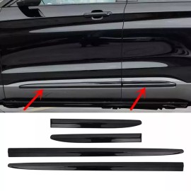 Unbranded 4pcs Glossy Black Body Side Door Molding Cover Trim For Ford Explorer 2020-2025