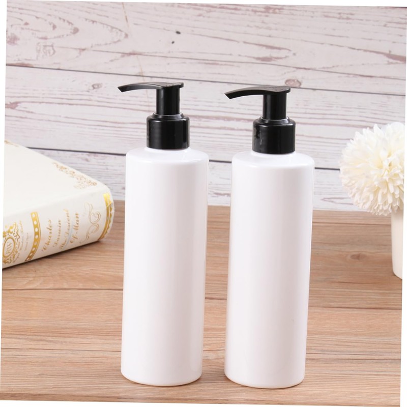 Healeved 5pcs Refillable Travel Bottles Portable Emulsion Containers for Shampoo