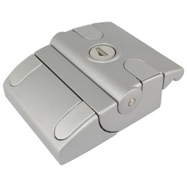 Latch Lock Compact Various Locking Aluminium Coloured