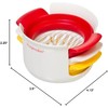 Prepworks by Progressive - Cortador de huevos compacto, blanco, rojo