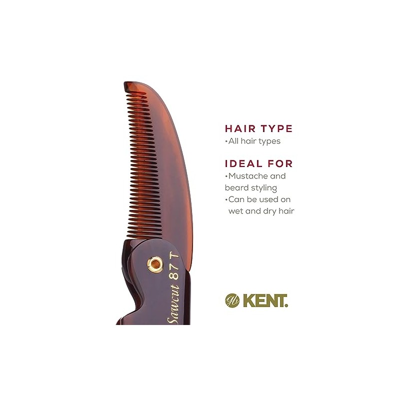 KENT COMBS PEINE PLEGABLE PARA BARBA Y BIGOTE EDICIóN LIMITADA