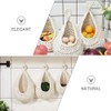 TOVINANNA Hanging Fruit Vegetable Basket Woven Storage Net Bag Bohemia