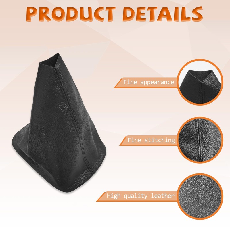 VKGUG Gear Shift Boot Cover Compatible with Toyota Corolla 2007-2013