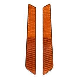 TCMT Orange Saddlebag Latch Covers Reflector Fits For Harley 2014-2025 Road King Ultra Limited Street Road Electra Glide