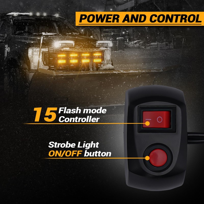 ELECHOI Sync Feature LED Strobe Light Kit - 8pcs With