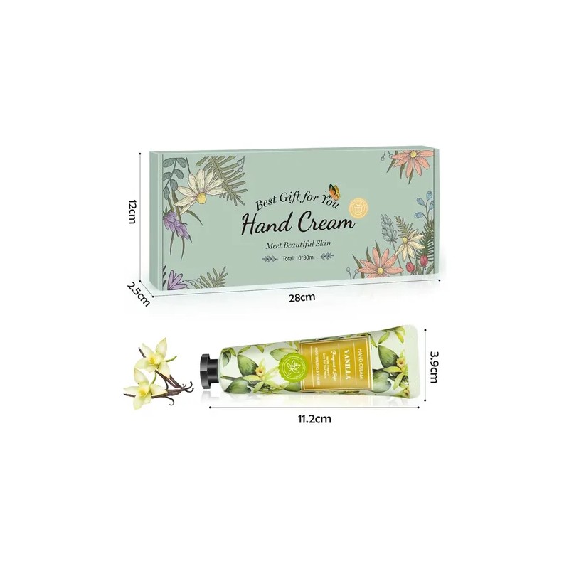 10pcs Cajas Regalo Crema Manos Mayoreo Hidratante