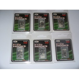 120 barbless eyed hooks size 10 fishing/angling