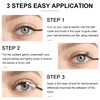 Cluster Lashes Extensions, 144Pcs Individual Cluster Lashes D Curl 15mm,