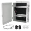 Joinfworld Vented Outdoor Electrical Box Waterproof Nema Enclosure 16x11x6 Plastic