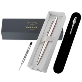 PARKER Jotter Ballpoint Pen - Elegant Gift for Men and Women, Anniversaries, Christmas, Birthdays and More - Gift Box & Velvet Pouch