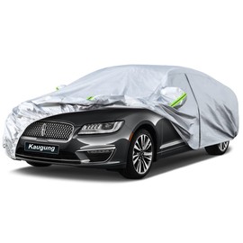 Kaugung 6 Layers Car Cover Custom Fit Lincoln MKZ Sedan from 2006 to 2025, Waterproof All Weather Resistant Outdoor Indoor Sun Rain Dust Snow Protection. (USA Warehouse, Within 3-7 Days)
