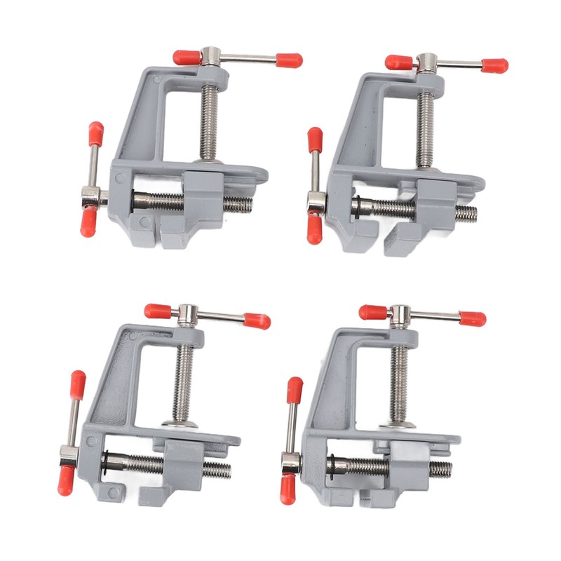4PCS Portable Mini Table Clamp Aluminum Alloy Mini Bench Vice