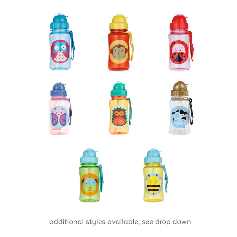 Skip Hop Zoo Straw Bottle, Ladybug