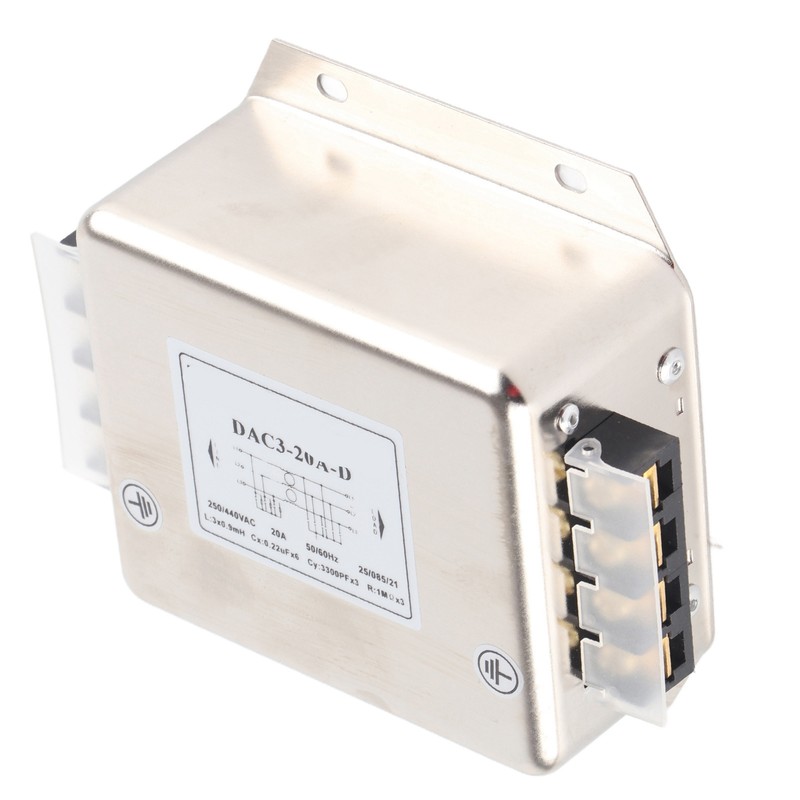 3 Phase Terminal Filter 3 Wire for Power Line Electronic