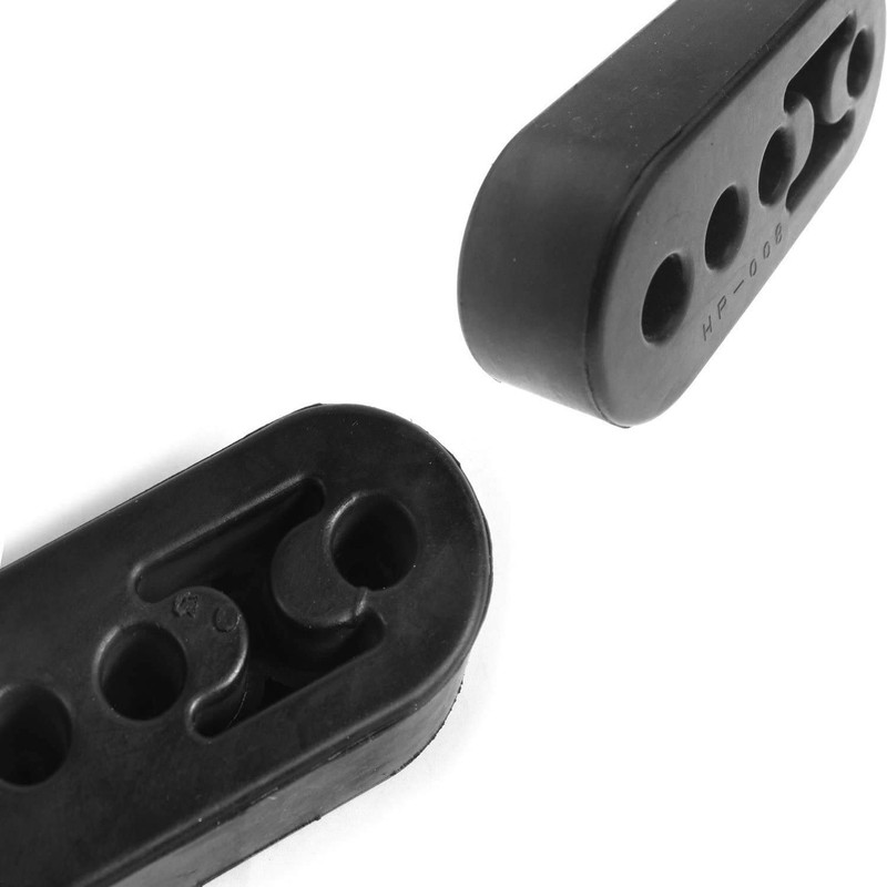 2 x Universal Heavy-Duty Rubber Exhaust Hanger Mount – 4-Hole,
