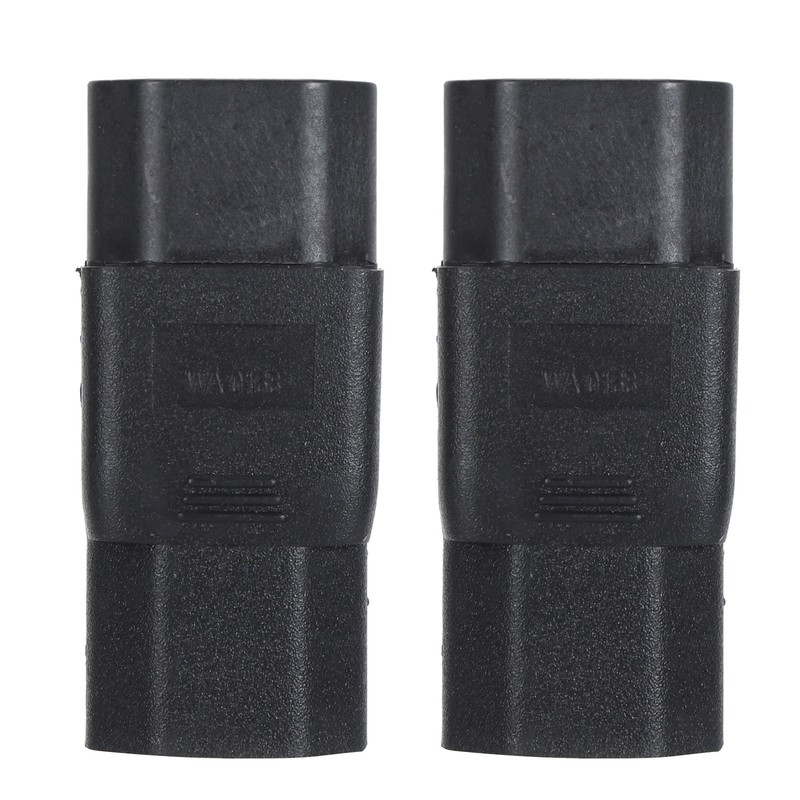 2Pcs IEC320 C14 to IEC320 C21 Power Adapter IEC320 C14