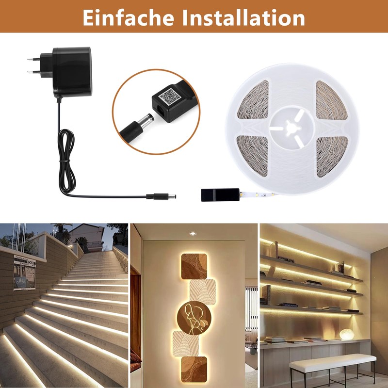 LED Strip 30 m, Warm White 2700 K - 6500