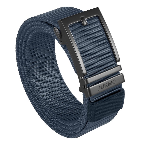 JUKMO Cinturón de carraca para hombre, cinturón táctico de nailon