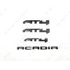 GMC 4PC Matte Black Door Rear Tailgate AT4 AT 4