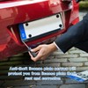 JUSTTOP Anti Theft License Plate Screws Kits, Stainless Steel Rust