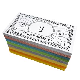 Opoly Play Money – 800Pcs Fake Currency for Board Games – 100 of Each Bill in 8 Denominations – $1, 5, 10, 20, 50, 100, 500, & $1000 - Paper Money for Pretend Play Cashier, Refill Packs