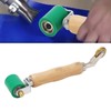 Double End Seam Roller High Temperature Resistant Silicone Wheel Brass