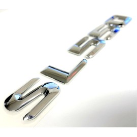 Unbranded #1 SL550 CHROME REPLACEMENT FOR MERCEDES REAR TRUNK EMBLEM BADGE NAMEPLATE DECAL