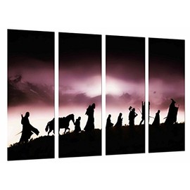 Poster Lord of The Rings, Characters, Silhouette Total Size: 131 x 62 cm XXL