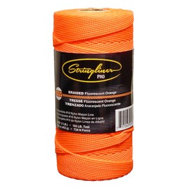 Stringliner Braided Mason Line Replacement Roll Contractor Pack 1,000' - Orange (Pack of 1) - SL35759CPK-1