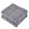 HIG 3pc Prewashed All Season Down Alternative Comforter Duvet Insert